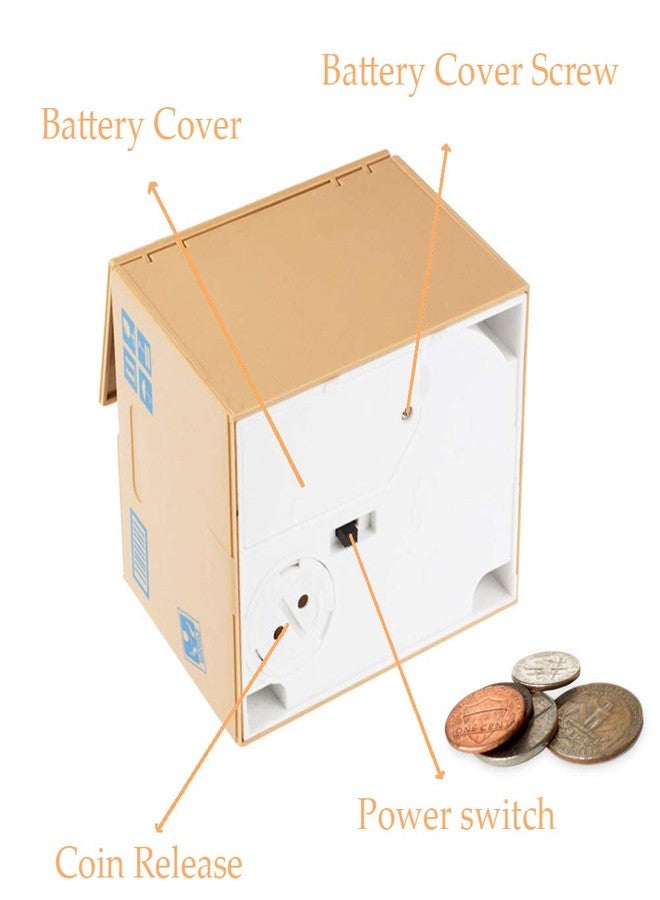 Resulzon Kids Piggy Bank, Stealing ATM Coin Cash Money Counter Saving Can, Cute Mokey Electronic Smart Voice Prompt Piggy Bank Safe Locks, Great Gift for Boys & Girls Christmas - Image 4