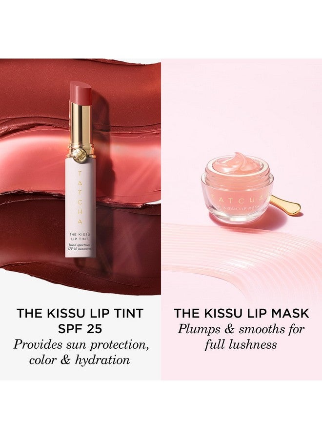 TATCHA The Kissu Lip Tint SPF 25 - Camellia | Hydrating Tinted Lip Sunscreen. 0.14 oz - Image 5