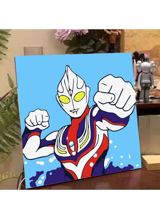 آنا دي إكس واي كرتون أنيمي الحرف اليدوية التعبئة والتلوين بالألوان الزيتية التزيينية - Image 1