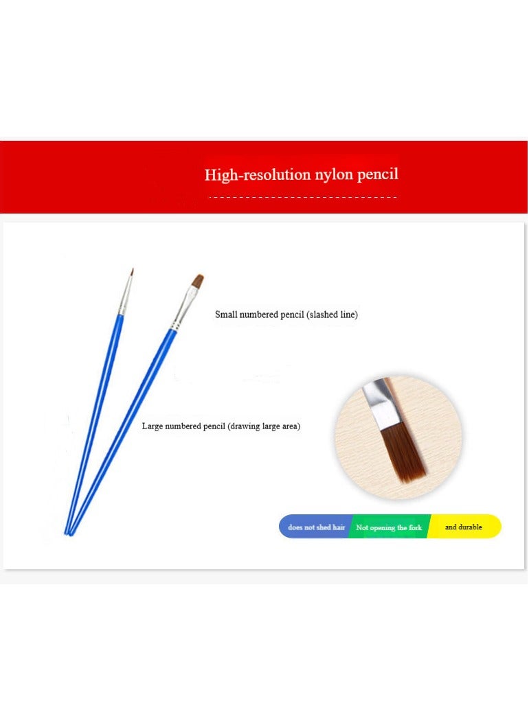 آنا دي إكس واي كرتون أنيمي الحرف اليدوية التعبئة والتلوين بالألوان الزيتية التزيينية - Image 4