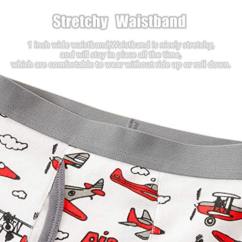 Cczmfeas Boys Toddler Dinosaur Cotton Underwear Boxer Briefs 6 Pack (6 Years, 6 Pack- Blue) - Image 3