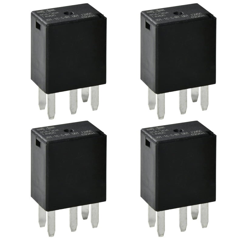 Automotive Purpose Relays 3011CCR1U0112VDC 5 PIN 4Pack