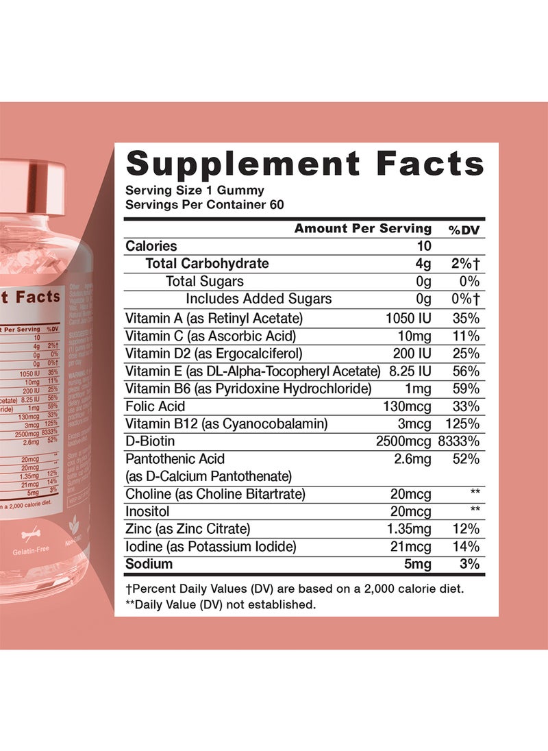 Dr. Gummies - Beauty Adult Gummies with Biotin And Antioxidants, 60's - Image 1