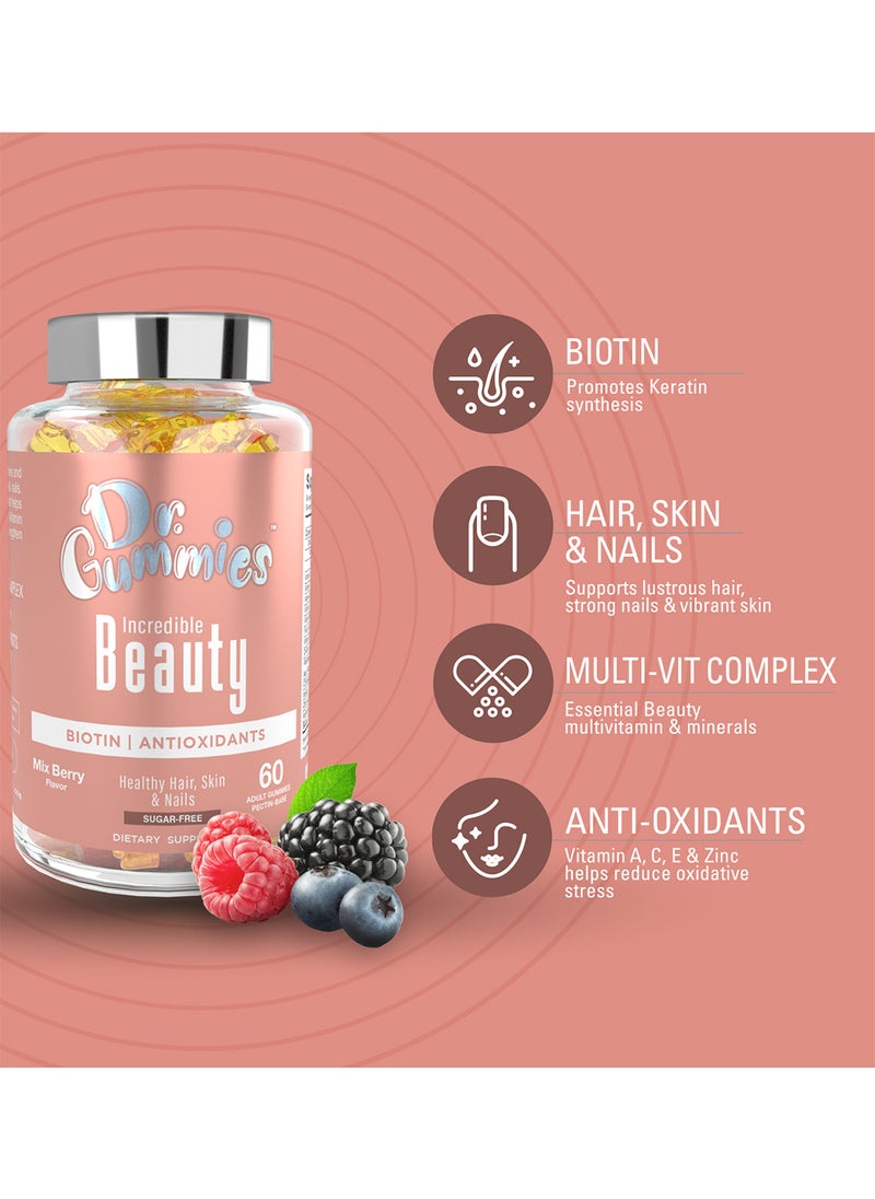 Dr. Gummies - Beauty Adult Gummies with Biotin And Antioxidants, 60's - Image 1