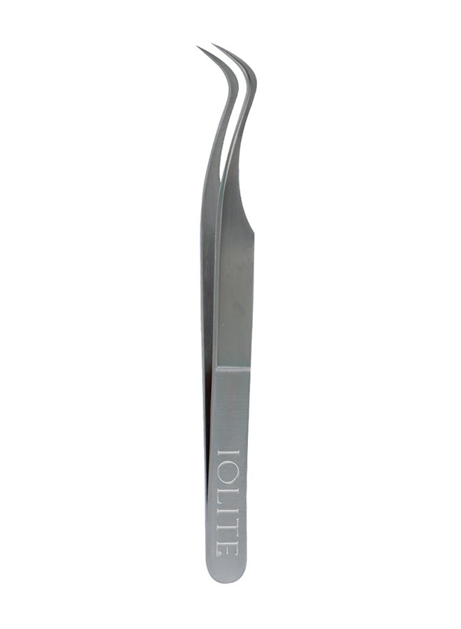 IOLITE Eyelash Tweezer Eyelashes Grafting Tweezers Anti Static Stainless Steel Nippers - Image 1
