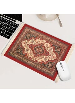 Tassel Mouse Pad Best-selling Gift Hair Whisker Mouse Pad Felt Row Whisker Environmentally Friendly Rubber Mouse Pad-Colour:90*110*2mm (2cm On Both Sides Of The Tassel, 70mm Rubber)-Pattern:ZY-LS-010