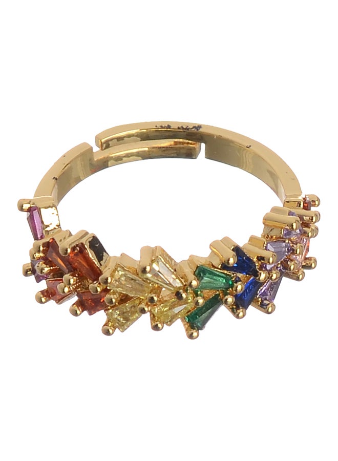 Akher el Ankoud Gold Zircon Ring  - Image 1