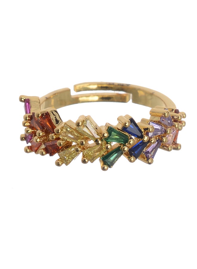 Akher el Ankoud Gold Zircon Ring  - Image 2