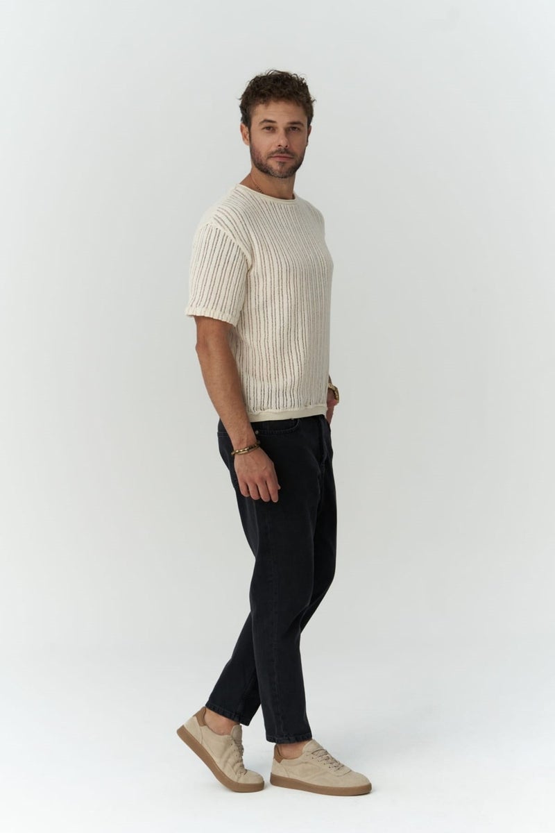 Mai Collection Grant Black Men's Jeans - Image 1