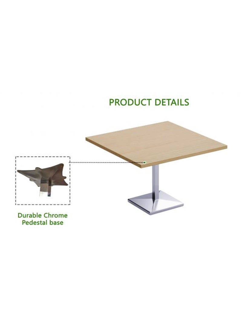 Mahmayi Mahmayi Ristoran 500PE-240 8 Seater Square Modular Pantry Table Oak  - Image 3
