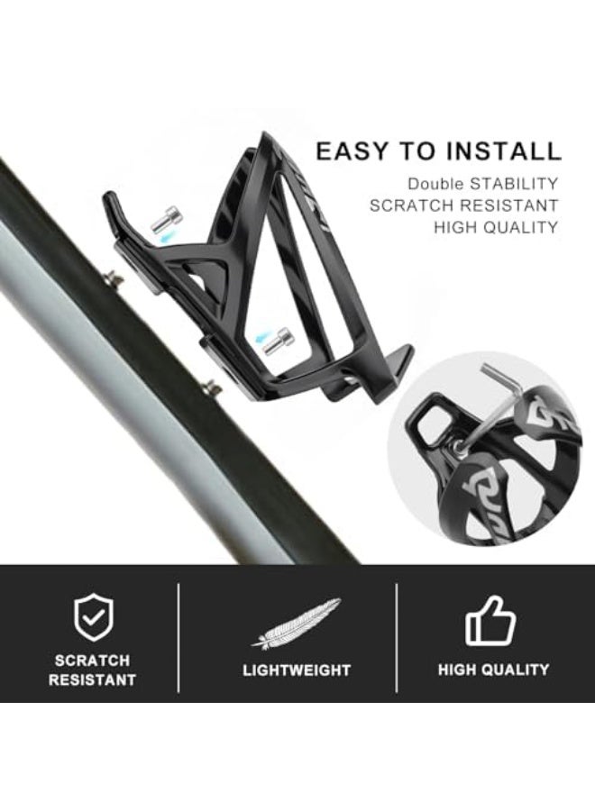 KOWVOWZ Bike Water Bottle Holders, Adjustable Plastic Bicycle Bottle Cages with Screw Tool, Durable Lightweight Plastic Cycling Cup Holder for Road & Mountain Bikes Cycling - Image 3