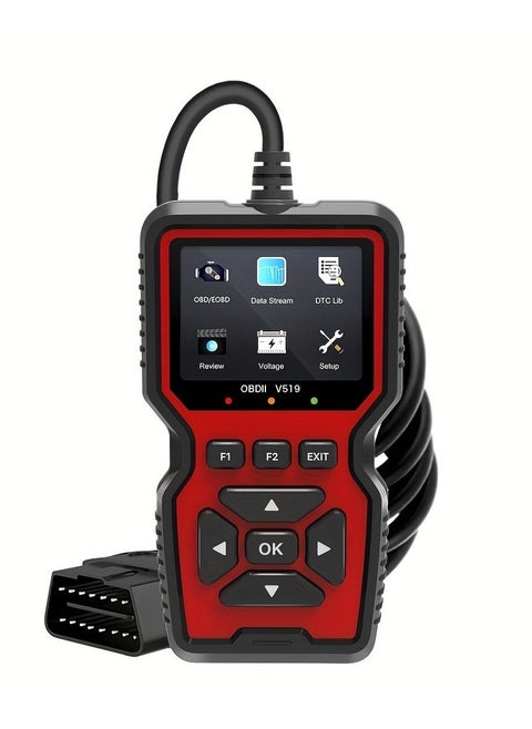 Obd2 Car Scanner Engine Fault Reader Real-Time Data & Voltage Monitor  Easy Diagnostics Tool V519