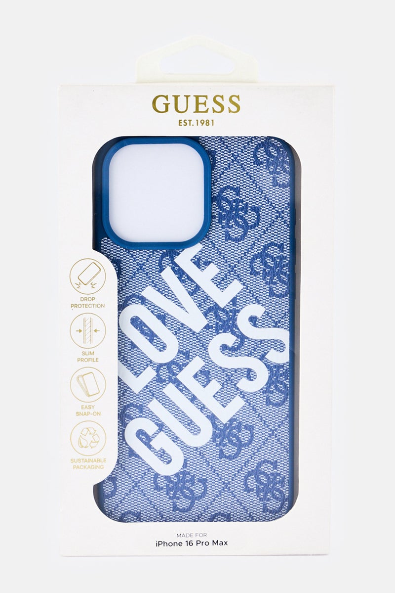 GUESS iPhone 16 Pro Max Brand Logo Protective Case, Multicolor - Image 2