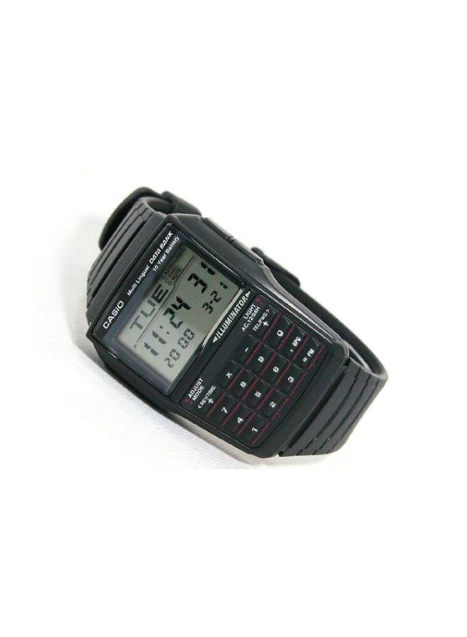 CASIO Men Calculator Cum Digital Watch DBC321A - 37 mm - Black - Image 5