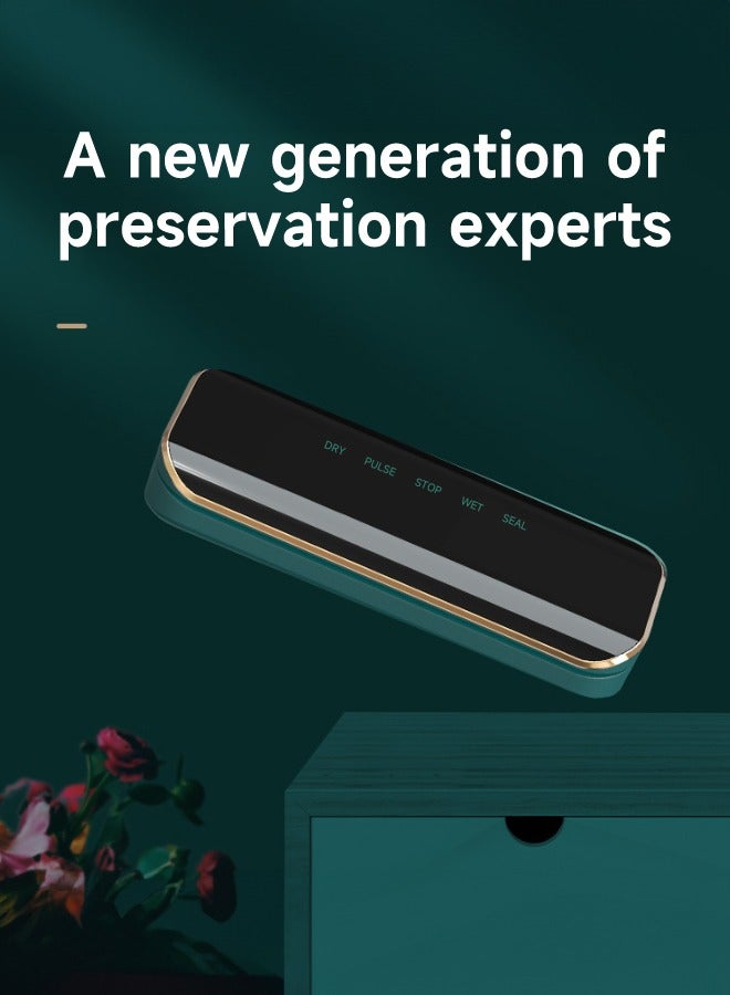 Vacuum Sealer Machine,Automatic Food Sealer Machine with 10 Sealing Bags Food Vacuum Air Sealing System for Food Preservation Storage Saver Easy to Clean  - Image 4