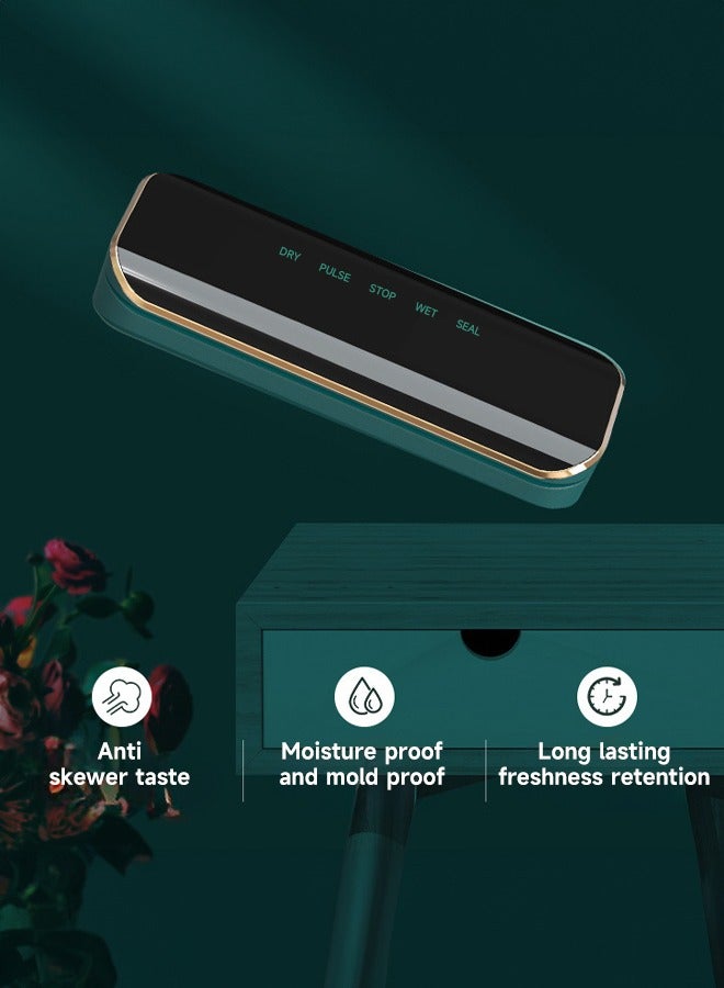 Vacuum Sealer Machine,Automatic Food Sealer Machine with 10 Sealing Bags Food Vacuum Air Sealing System for Food Preservation Storage Saver Easy to Clean  - Image 5