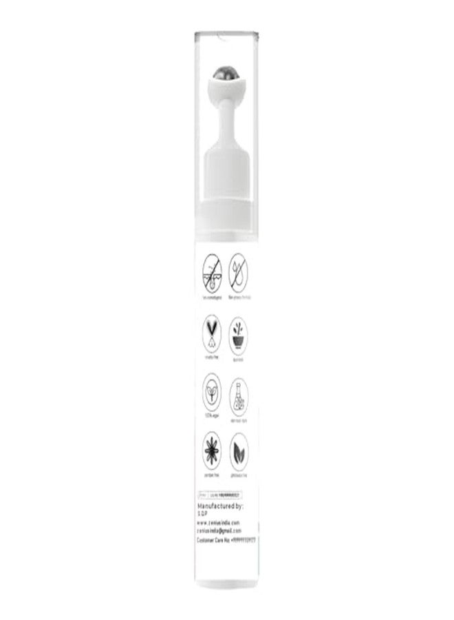 Zenius U Eye Whitening Roll On Serum with Silymarin and Caffeine, Dark Circles and Puffiness Treatment, All Skin Types, 15ml - Image 4