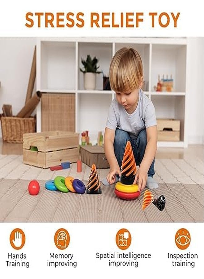 SHOPECOM Impossible Cone Fidget Toy Premium Sensory Toys for Kids Innovative Fidget Toys for Stress Relief and Focus Children Toys Birthday Gift for Boys Girls Summer Fun Creative Activity Playset - Image 2