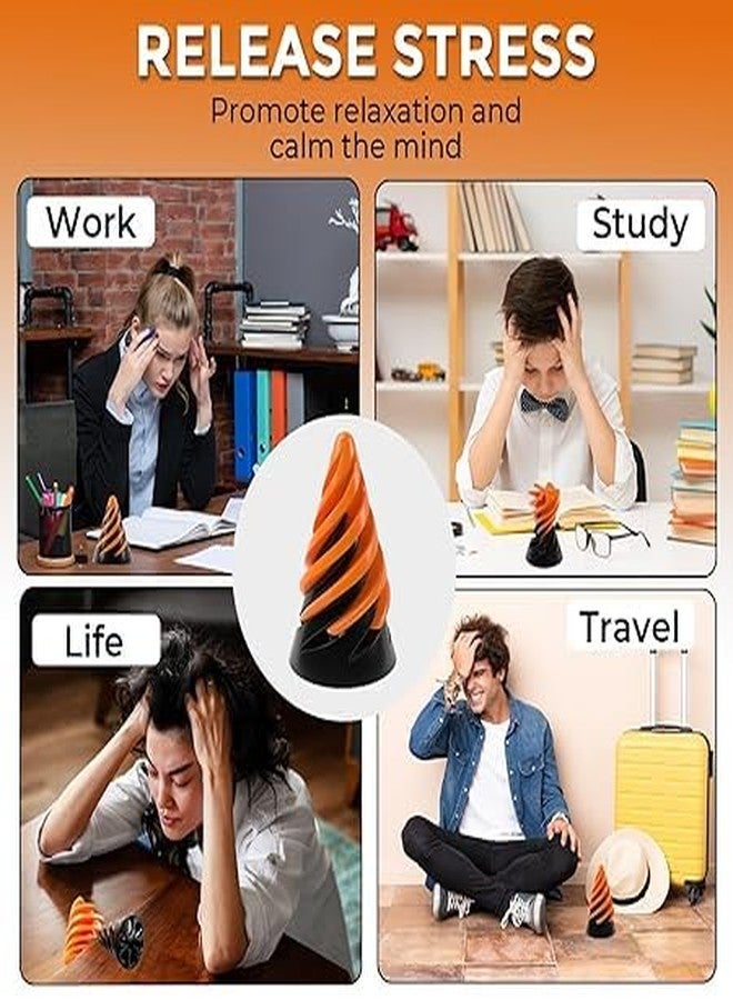 SHOPECOM Impossible Cone Fidget Toy Premium Sensory Toys for Kids Innovative Fidget Toys for Stress Relief and Focus Children Toys Birthday Gift for Boys Girls Summer Fun Creative Activity Playset - Image 4