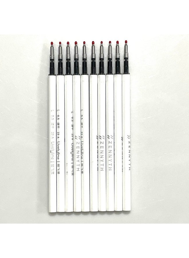 sencoo 10 Pack 0.5 Mm Black Gel Ink Pen Replace Refills Retractable Roller Ball Pen Refills - Image 1