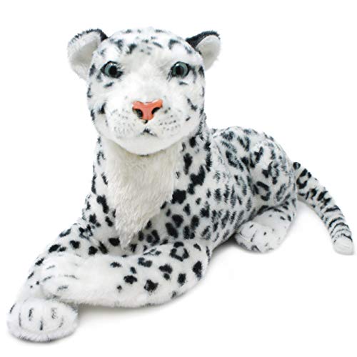 TigerHart Sinovia The Snow Leopard 17 Inch Stuffed Animal Plush Snow Cat - Image 1