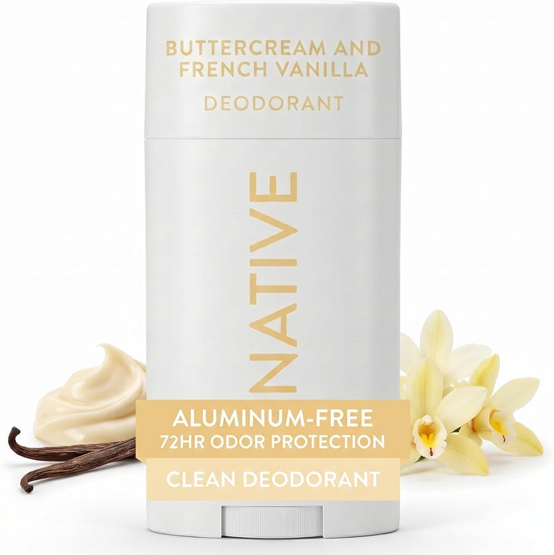 native Deodorant Contains Naturally Derived Ingredients, 72 Hour Odor Control | Seasonal Scents for Women and Men, Aluminum Free with Baking Soda, Coconut Oil & Shea Butter | Buttercream & Vanilla - Image 1
