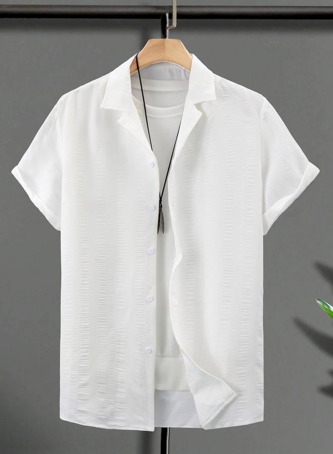 Take Two Men Textured Casual Shirt - Image 1
