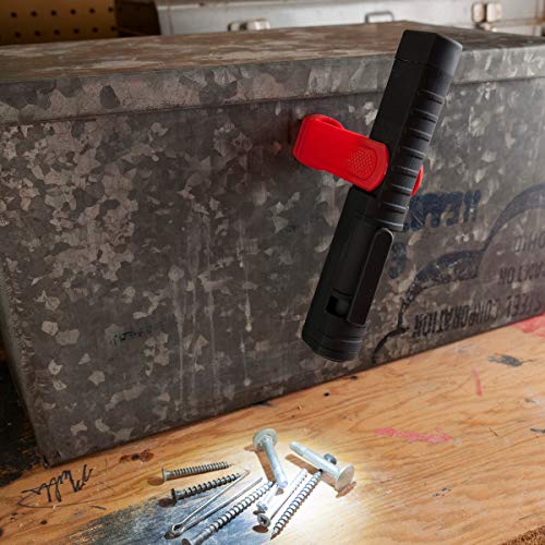 Dorcy 230-Lumen COB Pocket Work Light with Magnetic Base or Clip, Multiple Colors (41-2621) , Red - Image 3