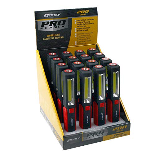 Dorcy 230-Lumen COB Pocket Work Light with Magnetic Base or Clip, Multiple Colors (41-2621) , Red - Image 5