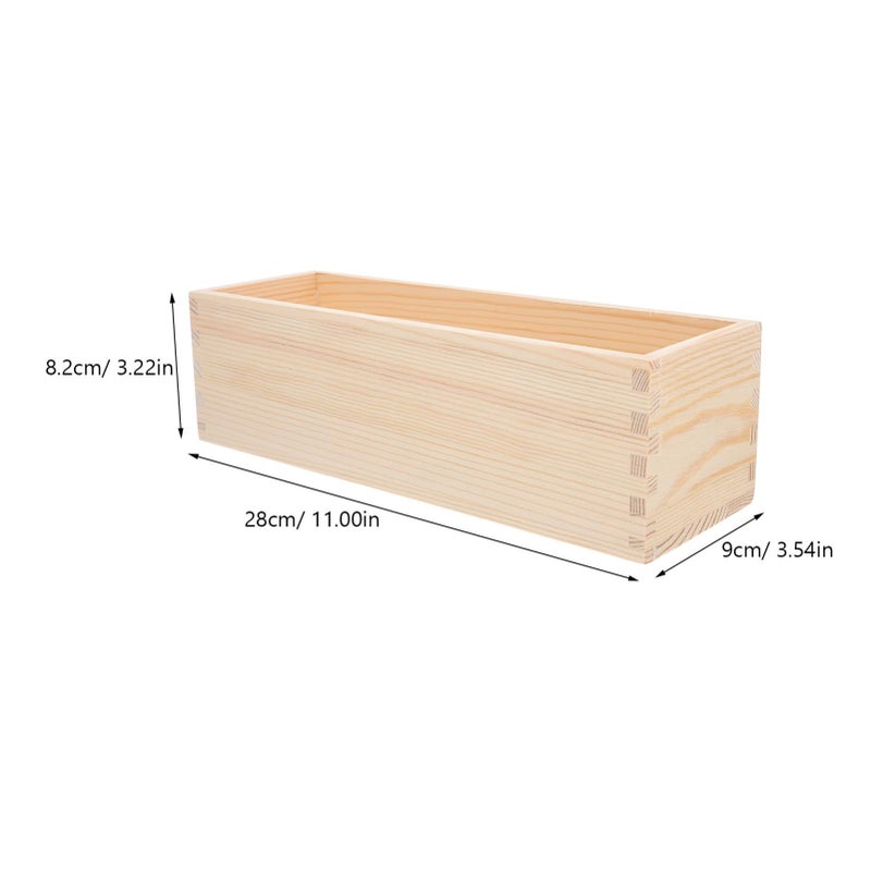 Valiclud 6 Compartment Bamboo Drawer Organizer Storage Box For Silverware Utensils Cutlery Kitchen Cabinet Dividers - Image 3
