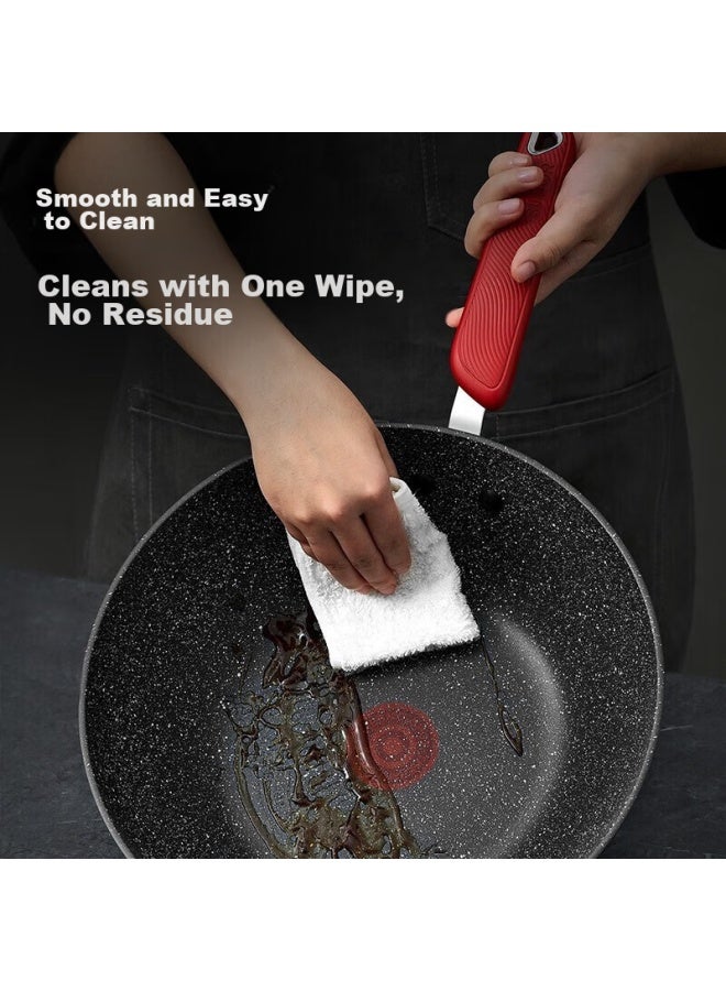 Supor Non-stick Wok With Red Hotspots, Maifanshi Color, Compatible With Induction And Gas Stoves, Pc34w8 - Image 3