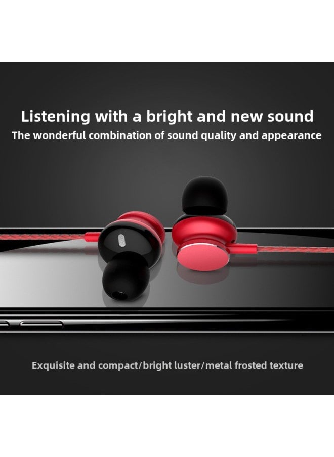 Generic - Stereo Wired Headset In-ear Wire Control With Lightning Game Headset Karaoke Wire Control Mobile Phone Call Earplugs-Color:156 Emerald (bag) - Image 1