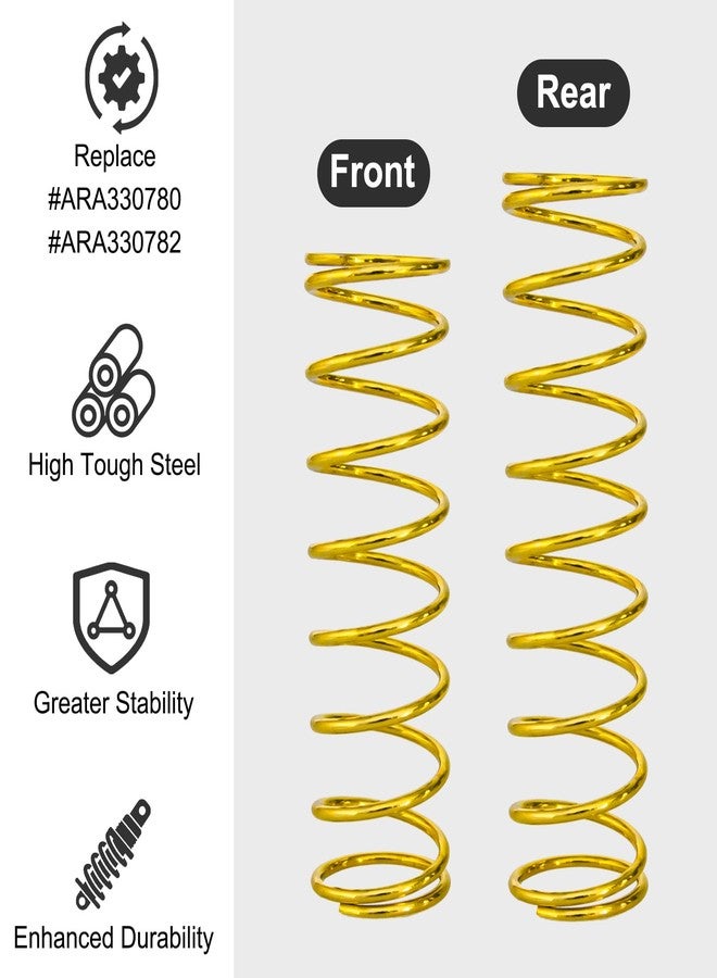 LRFHL 4PCS Gold RC Shock Springs 2.0mm for Arrma 1/8 Notorious Kraton 6S - Image 3