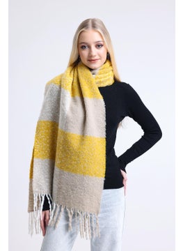 Saria Moda Saria Fashion Square Pattern Women's Shoulder Shawl 70X180  - Image 1