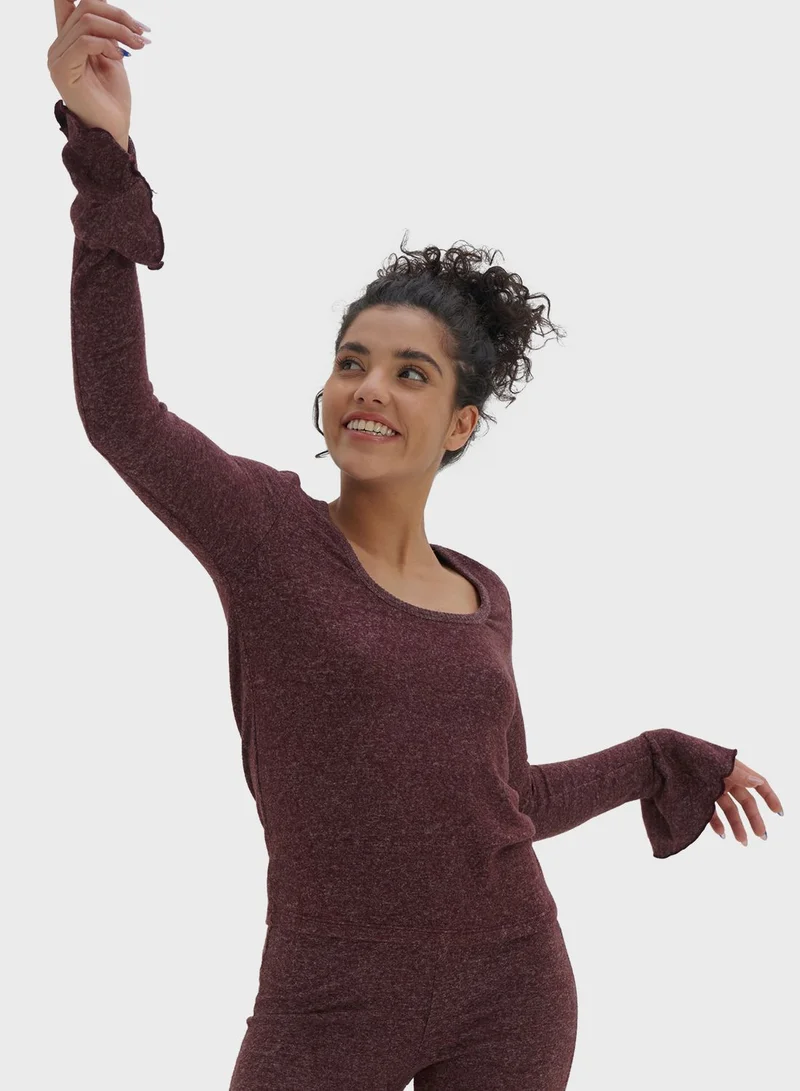 Aerie Scoop Neck Plush Top