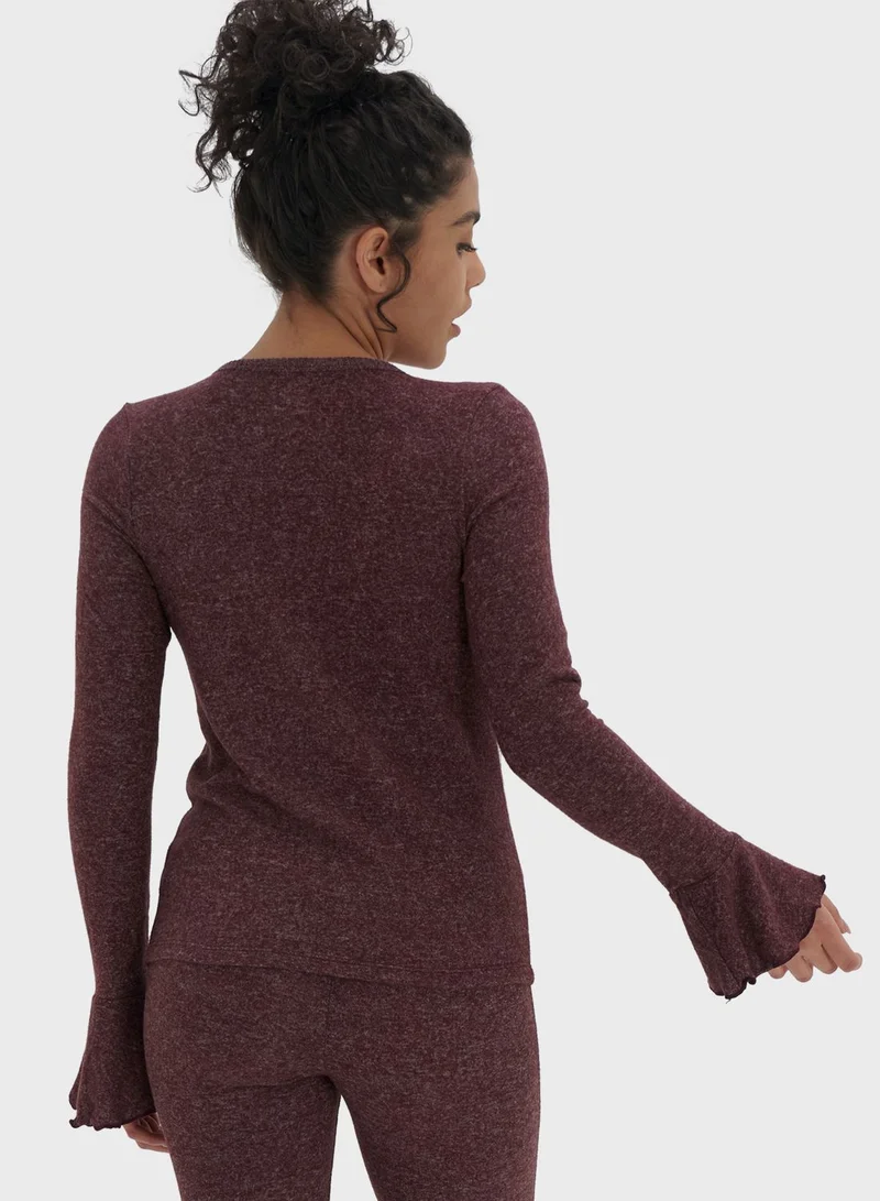 Aerie Scoop Neck Plush Top