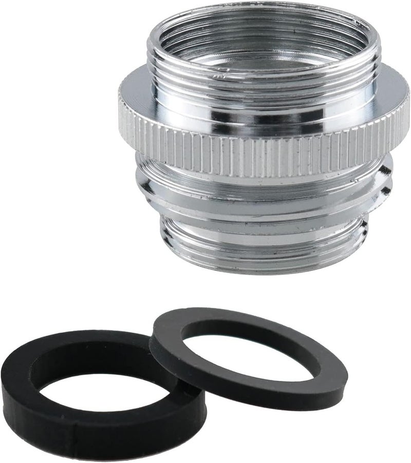 klarako Faucet Adapter (Convert External Thread (15/16"-27) or Internal Thread (55/64"-27) The Aerator to 3/4" Hose External Thread or 55/64"-27) - Image 1