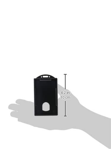 Advantus 75657 Vertical ID Card Holders, 2 1/8 x 3 3/8, Black, 25 per Pack - Image 3
