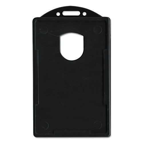 Advantus 75657 Vertical ID Card Holders, 2 1/8 x 3 3/8, Black, 25 per Pack - Image 2