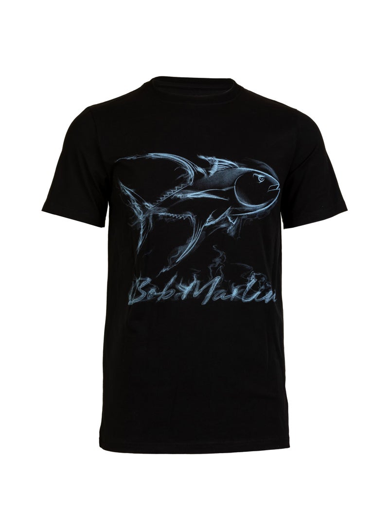 بوب_مارلين Marlin Premium Tshirt One Love For Fishing Vapor Tuna - Image 1