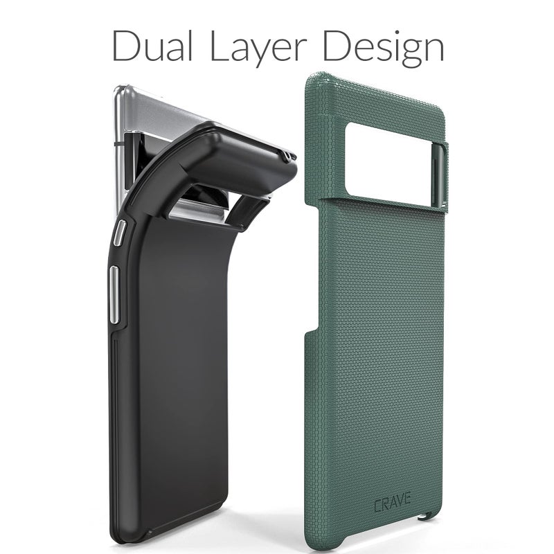 Crave Dual Guard for Google Pixel 6 Pro, Shockproof Protection Dual Layer Case for Google Pixel 6 Pro - Forest Green - Image 4