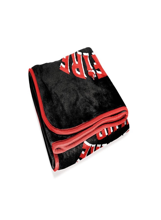 NETFLIX بطانية جاي فرانكو من نتفليكس ستراينجر ثينغز هزيمة الجحيم - مقاسات السرير 46 × 60 بوصة - مقاومة للتلاشي فليس فائق النعومة - Image 4