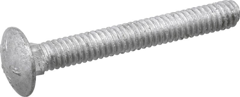 Hillman 812581 Hot Dipped Galvanized Carriage Bolt, 3/8 x 3-Inch, Silver, 50-Pack - Image 1