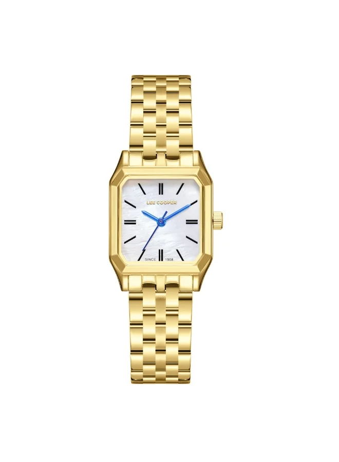 لي كوبر ساعة يد تناظرية معدنية * مم