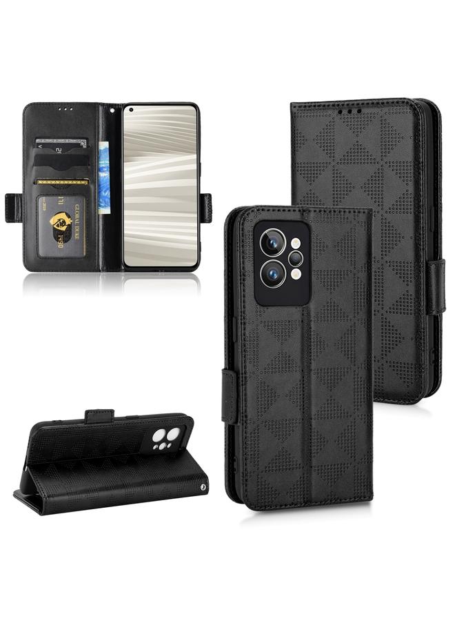 اس-توب جراب هاتف Realme GT2 Pro مصنوع من الجلد بتصميم مثلث متماثل - Image 1