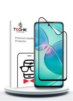 Techie واقي شاشة سيراميكي غير لامع 9D لهاتف Infinix Hot 12 Play  - Image 1