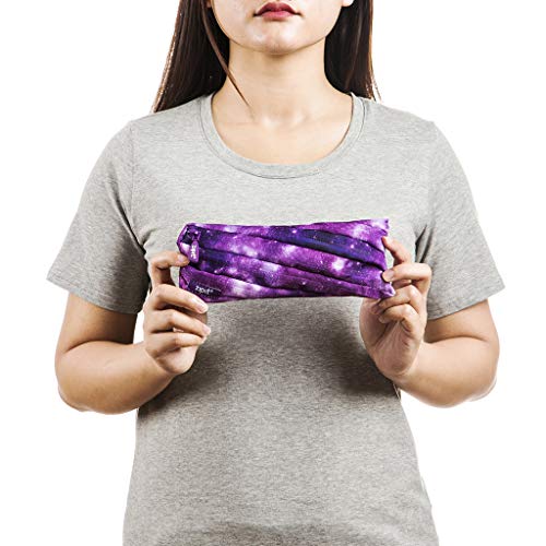 ZIPIT Galaxy Pencil Case for Girls, Cute Pencil Pouch for Teens, Aesthetic Stationery Bag for School, Purple - Image 5