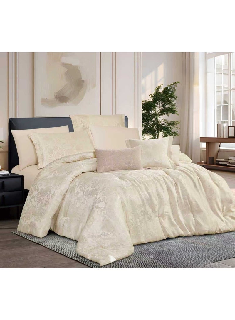 Luxury Jacquard Double Bed Duvet Set