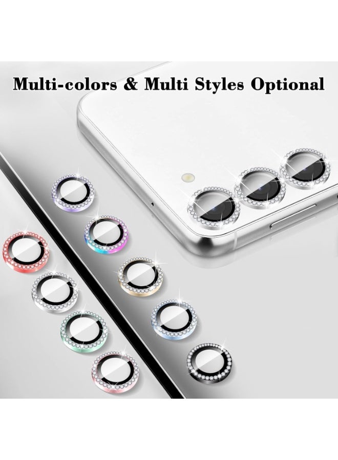 Camera lens protector for Samsung Galaxy A16 mobile, 4G/5G network, metal protective cover suitable for the case with a single tempered glass ring with hardness grade 9 for Samsung A16 camera, diamond silver - Image 2