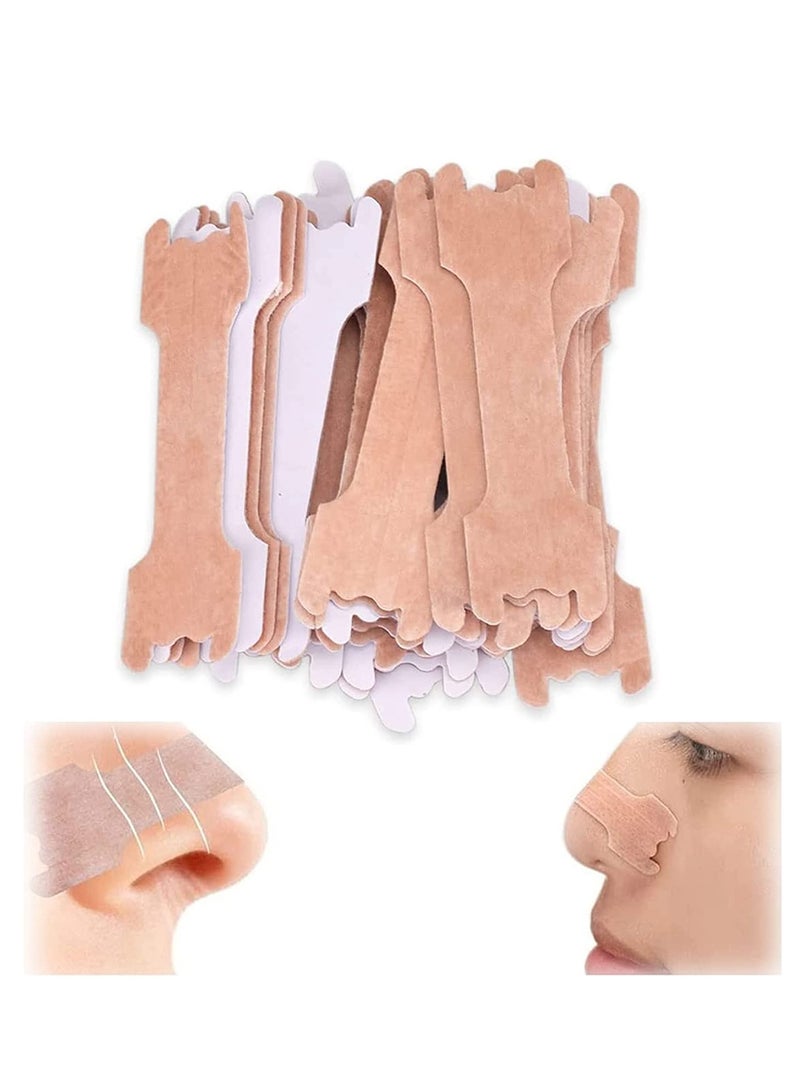 Anti Snore Nasal Strips, Nose For Sinus Relief, Strip to Stop Snoring Breathe  Sleeping Non-woven Stick Large Disposable Right for Men and Women,100PCS - Image 1